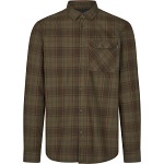 Seeland Glen Flanellskjorta Pine Green/Dark Navy
