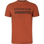 Härkila logo S/S t-shirt Arabian Spice, Herr