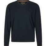Seeland Pine V-ringad Ulltröja Blå, Herr